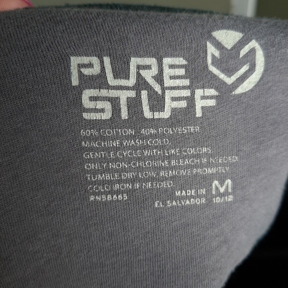 Pure Stuff Boys Top Thermal Waffle T-Shirt Long Sleeve Pullover Top M 10-12 - Picture 2 of 15